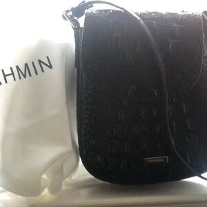 BRAHMIN Melbourne Black Everlee Crossbody Bag
